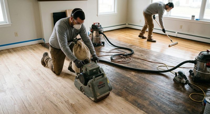 Cherry Floor Refinishing in Alpharetta, GA