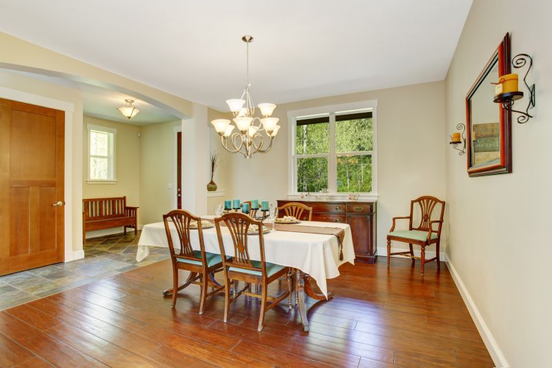 Elegant Hardwood in Dining Room